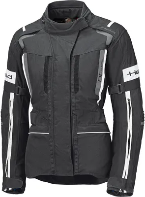 Produktbild von Held 4-Touring II wasserdichte Damen Motorrad Textiljacke, schwarz/weiß, Long XL