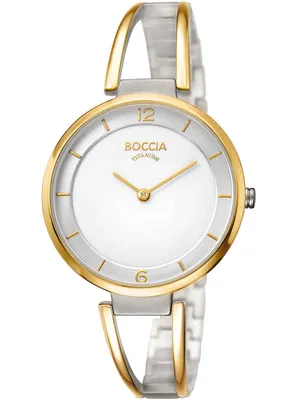 Image de Montre pour femme Boccia, modèle 3260-02, en titane, bicolore