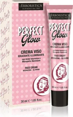 Zdjęcie produktu dla L'Erboristica Perfect Glow Krem do twarzy rozświetlający i nawilżający z kwasem hialuronowym, 30 ml