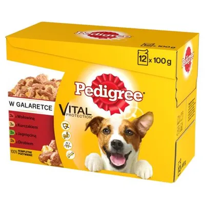 Produktbild von Pedigree erwachsene Hühner, Jag, Geflügel, vol 12x100g [289933]