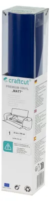 Produktbild von craftcut Premim Vinyl matt- 33 x 244 cm - Dark Blue