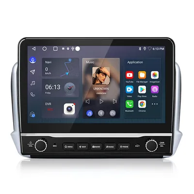 Produktbild von 10.1'' Android 15 Carplay Android Auto Navi GPS 2+64GB  Für Peugeot 208/2008 2012-2018 WIFI Bluetooth FM RDS SWC DAB+ USB 2DIN DSP 4-Core