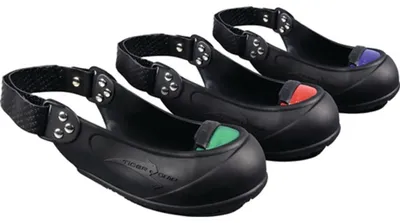 Obrázok produktu pre no brand 88647 Bezpečnostné návleky zelené veľkosť 44 - 50 s ochrannou špičkou 3/4 podrážka s protišmykovým dezénom