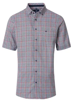 Produktbild von Redmond - Comfort Fit - Herren Freizeithemd Kurzarm (251060999), Größe:XL, Farbe:Rot(50)