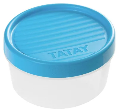 Luftdichte Vorratsdose 0,5 l, BPA-frei, blau, Twist-Verschluss