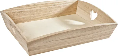 Produktbild von VBS Tablett "Herz", Rohholz, ca.32,5x25x7cm