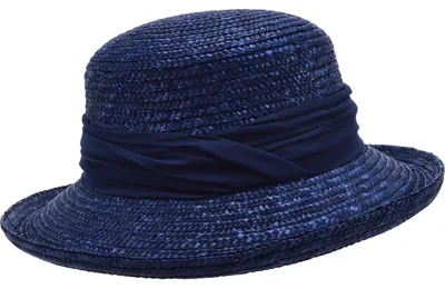 Seeberger Strohborte Bolero in blau