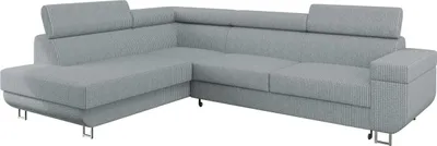 Produktbild von MIRJAN24 Ecksofa Fonti Cord, Eckcouch mit Schlaffunktion und Bettkasten, L-Form Sofa vom Hersteller (Poso 55, Seite: Links)