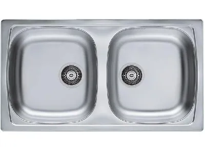 Produktbild von Alveus Basic - Spüle, 780x435 mm, Edelstahl 1049434