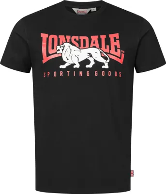 Immagine prodotto di T-shirt uomo regular fit ERVAN Nero/Rosso/Bianco S Lonsdale