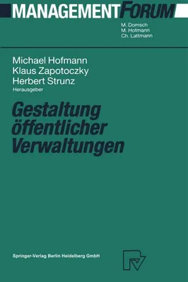 Obrázek produktu pro Gestaltung öffentlicher Verwaltungen