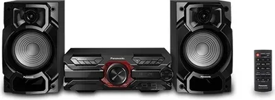 Produktbild von Panasonic SC-AKX320, Home-Audio-Minisystem, Schwarz, 450 W, 2-Wege, 16 cm, 6 cm