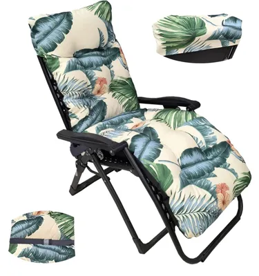 Immagine prodotto di Cuscino per sedia da giardino con fiocco e schienale alto