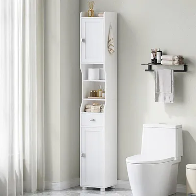 Obrázok produktu pre Kúpeľňová skrinka 480013X/BC180, s 2 dvierkami a 1 zásuvkou, biela