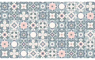 Immagine prodotto di Adesivi decorativi per mobili – Adesivi autoadesivi per cucina e soggiorno – 60 adesivi Carreira effetto piastrelle in cemento per mobili – 60 adesivi 20 x 20 cm