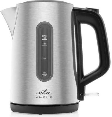 Obrázek produktu pro ETA Kettle | ETA959990000 Amelie | Electric | 2200 W | 1.7 L | Stainless Steel | 360° rotational base | Stainless Steel