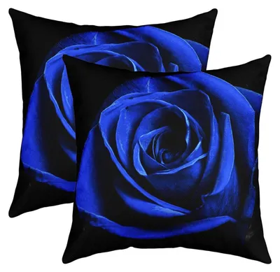 Zdjęcie produktu dla Poszewki na poduszki 50x50 cm, zestaw 2 sztuk, wzór kwiatowy, wielokolorowe, poliester