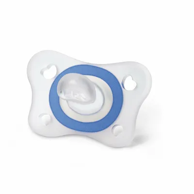 Produktbild von Chicco Nuggi Physioforma Mini Soft 2er, Ultraweicher Schnuller, Kieferorthopädisch, Silikon, Junge/Mädchen