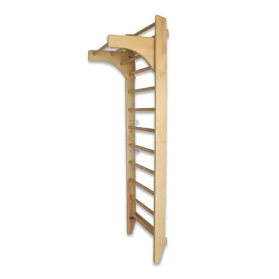 Produktbild von Sprossenwand Kletterwand Turnwand Klettergerüst Turngerät  mit variabler Klimmzugstange 10 Sprossen bis 120Kg MS-19267