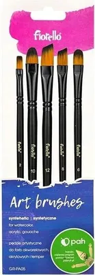 Produktbild von Künstlerpinsel aus Nylon, 5er-Set – Fiorello