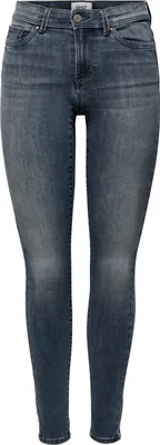 Produktbild von Only Damen Skinny Jeans Hose - OnlWauw Mid-Waist Denim , Farbe:Blau, Jeans/Hosen :S / 34L