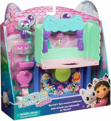 Obrázok produktu pre Gabby's Dollhouse GDH PYS Mov Ultra Rms MerCats Bathrm GML, Akčný / Dobrodružný, 3 rok / roky, Viacfarebný