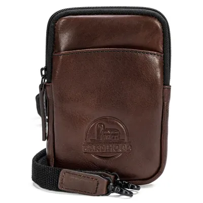 Immagine prodotto di Farmhood borsa per cellulare Memphis Phone Bag Dark Brown marrone scuro