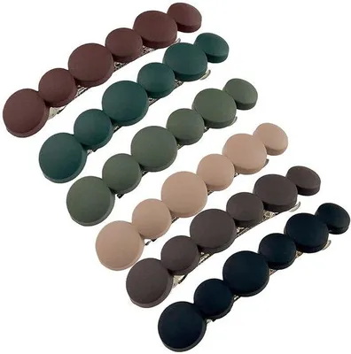 Immagine prodotto di Forcine automatiche da donna, set da 6 pezzi, design francese, per capelli sottili e delicati