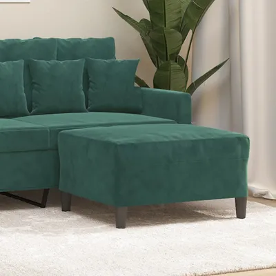 Produktbild von "im Angebot" Fußhocker Dunkelgrün 70x55x41 cm Samt - Fußhocker CC15819