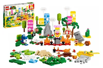 Zdjęcie produktu dla LEGO Super Mario Kreatywna skrzyneczka – zestaw twórcy, Zestaw do budowania, 6 lat(a), Plastik, 0 szt., 665 g