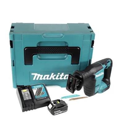 Produktbild von Makita DJR 188 RT1J Akku Reciprosäge 18 V Brushless Säbelsäge im Makpac + 1x 5,0 Ah Akku + Ladegerät