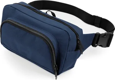 Zdjęcie produktu dla CHPN – Torba na biodro – Torba typu "nerka" – Torba na pas – Torba na biodro – Niebieska – 2,5 l – Przestronna torba na biodro – Regulowana – Uniwersalna – Torba na festiwal – Torba na imprezę – Akcesoria – 3 przegródki