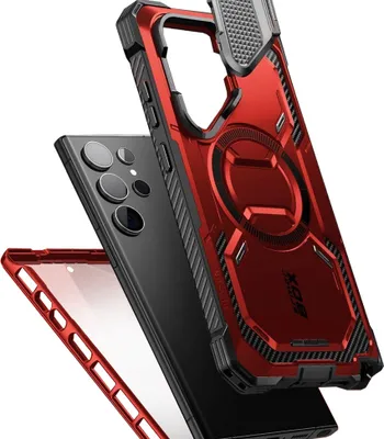 Produktbild von Supcase Iblsn Armorbox Mag Case Mit Magsafe Für Samsung Galaxy S24 Ultra - Rot