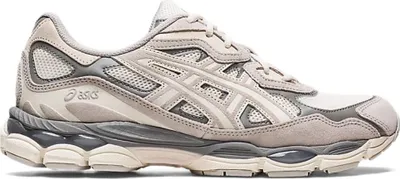 Produktbild von Kaufen Sie den ASICS Gel-NYC Cream Oyster Grey bei Kicksshop. Sportlicher beige-grauer Herrensneaker mit GEL-Dämpfung und modernem Design.