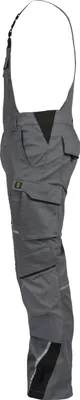 Produktbild von Leibwächter Latzhose Flex-Line FLEXL Gr. 62 grau/schwarz