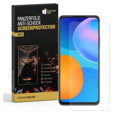 Produktbild von 3x Panzerfolie für Huawei P Smart 2021 ANTI-SHOCK Displayschutz Schutzfolie MATT ANTI-REFLEX ENTSPIEGELT