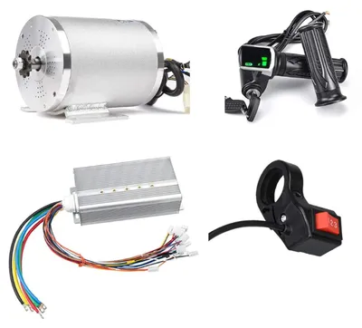 Image de Moteur puissant pour scooter électrique et pour karts, 48V 2000W, avec contrôleur sans balais