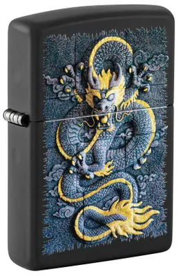 Produktbild von Zippo Feuerzeug Stone Dragon 60007806 Benzin