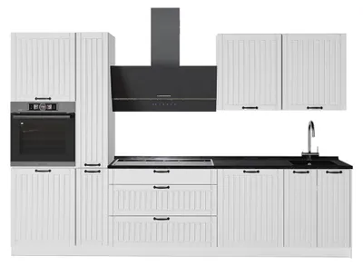 Obrázek produktu pro Kuchyňský kout Vicco Fame-Line Bílý venkovský dům/Bílá 310 cm, PD Antracit, Model 64344
