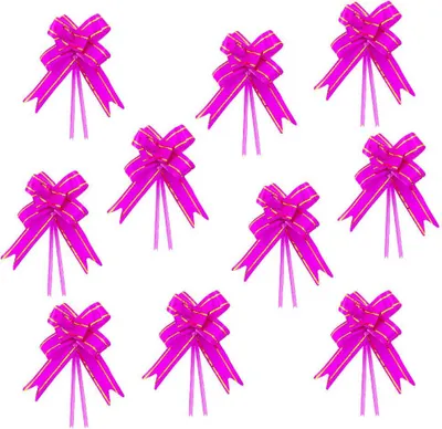 Produktbild von Oblique Unique 10 Geschenkschleifen mit Geschenkbändern Deko Schleifen - pink