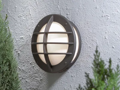 Produktbild von LED Außenwandleuchte Fassadenbeleuchtung & Hausbeleuchtung, Kellerlampe Schwarz