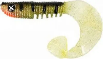 Produktbild von Monkey Lures Curly Lui Jig 7,5cm - 6 Gummifische, Monkey Lures Farbe:Perchzilla