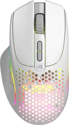 Immagine prodotto di Glorioso PC Gaming Race Model I 2 Mouse RF senza fili + Bluetooth + USB Type-C ottico 26000 DPI (GLO-MS-IWV2-MW)