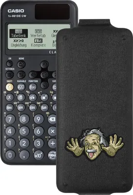 Produktbild von Casio FX-991 DE CW ClassWiz Schulrechner mit Einstein-Bedruckung (Motiv 15)