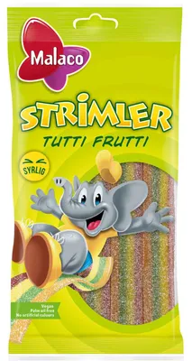 Produktbild von Malaco Strimler Tutti Frutti 80g