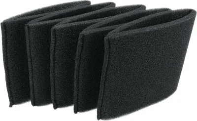 Produktbild von vhbw 5x Staubsaugerfilter kompatibel mit Einhell Staubsauger - Schaumstofffilter Schwarz