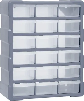 Obrázok produktu pre The Living Store Organizér s viacerými zásuvkami 18 zásuviek 38x16x47 cm