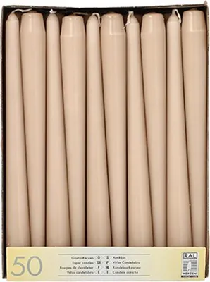 Produktbild von STARPAK Leuchterkerzen 22 mm puder 50er Pack