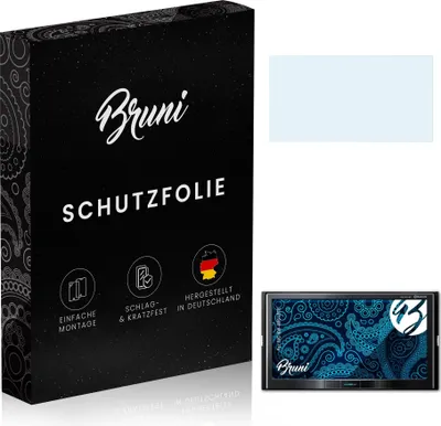 Produktbild von Bruni Basics-Clear 2x Schutzfolie kompatibel mit JVC KW-AV61BTE Folie