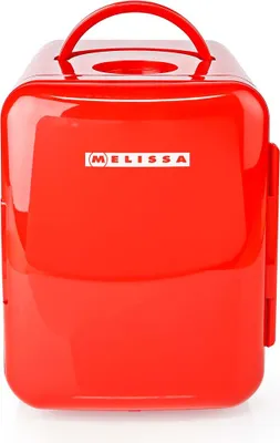 Produktbild von Melissa 16580009 - Tragbarer Mini-Kühlschrank - 4 l - Kühlen und Heizen - 12 V und 100-240 V - Rot